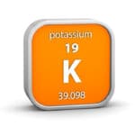 Potassium material sign