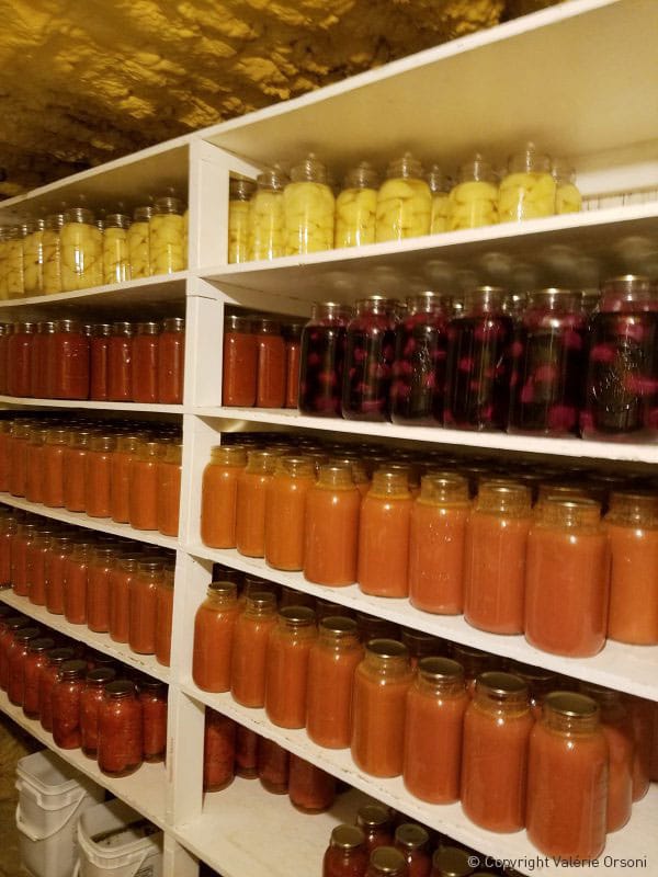 Hutterite colony food preserves