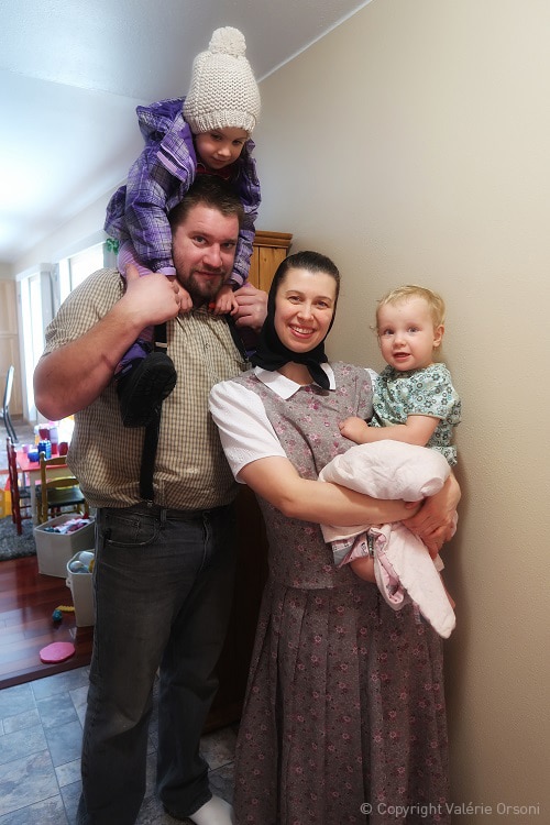 Hutterite family