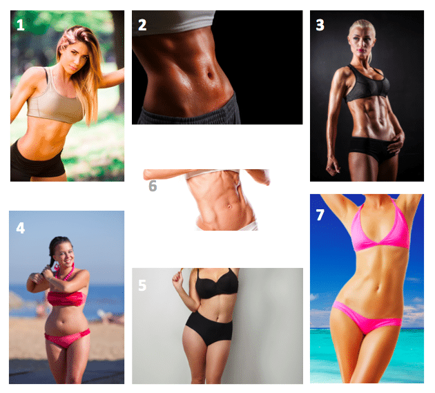 Do women prefer slim-waisted men with flat abs or men with