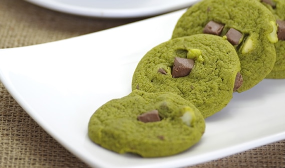 Chocolate Chip Matcha Cookies