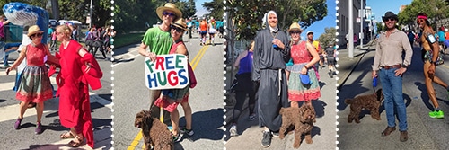 Bay to Breakers Valerie Orsoni with walkers