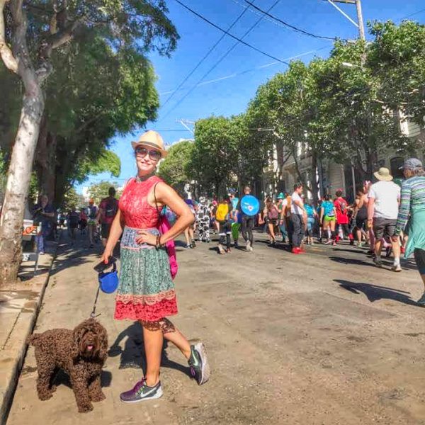 Valerie Orsoni at Bay to Breakers