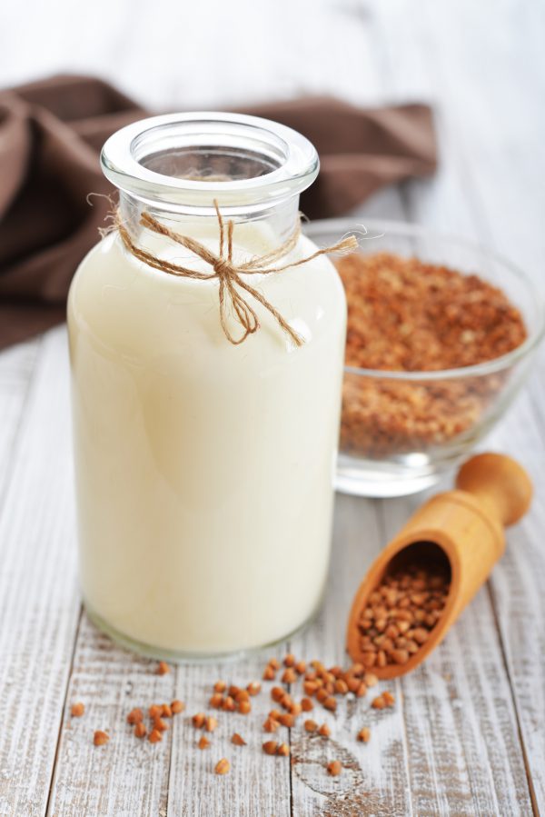vegan milk - buckwheat milk