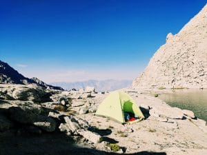 tents - climbing Mount Whitney