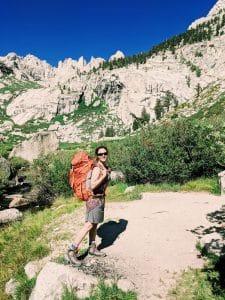 Valerie Orsoni Mount Whitney descent