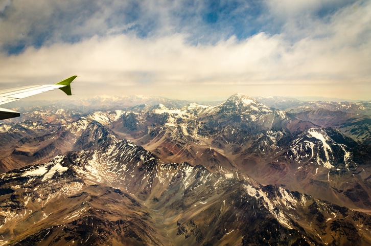 Aconcagua from a plane