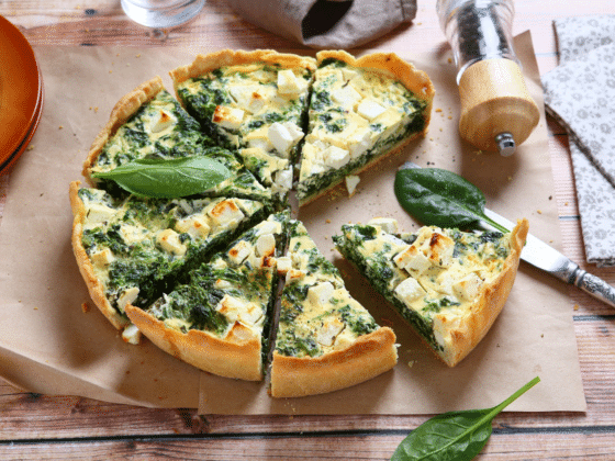 Tarte Keto Épinards Fêta