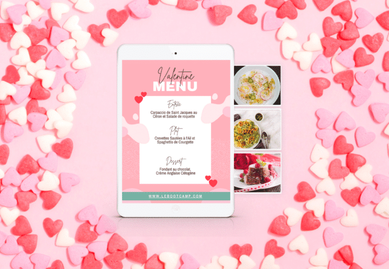 Vos Menus de Saint Valentin façon KetoSmart