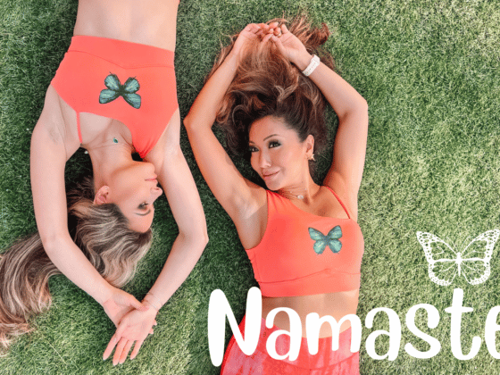 tenue yoga méditation orange zen namaste